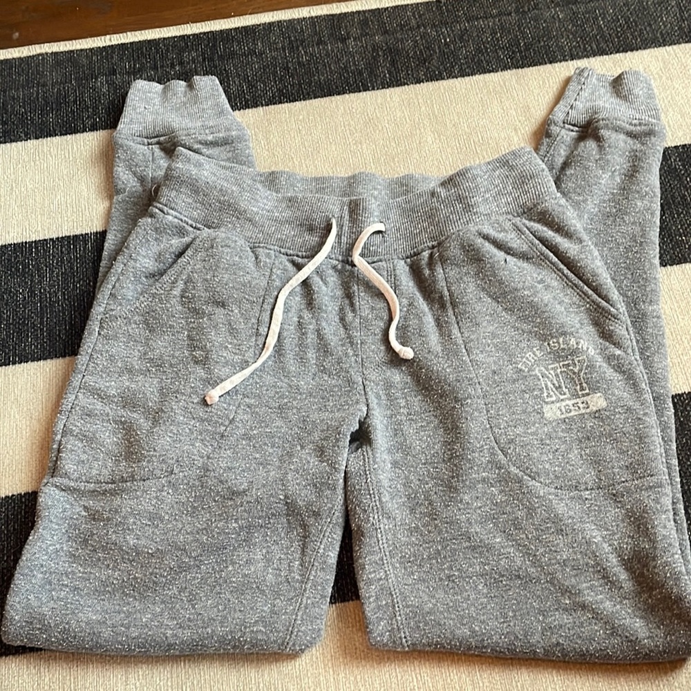 Grey Fire Island Joggers